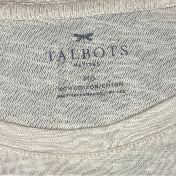 Talbots super cute Tshirt - Size M/P - Stay Chic with eyelashes - gently used - Picture 8 of 11